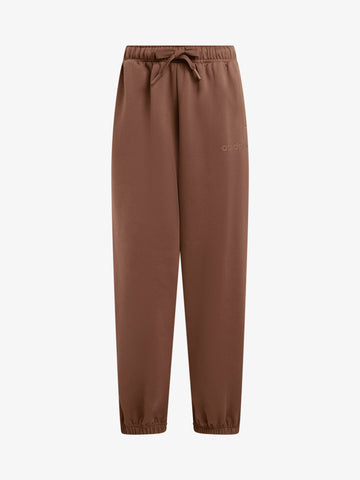 ADIDAS joggers essentials linear oversized donna marrone cotone