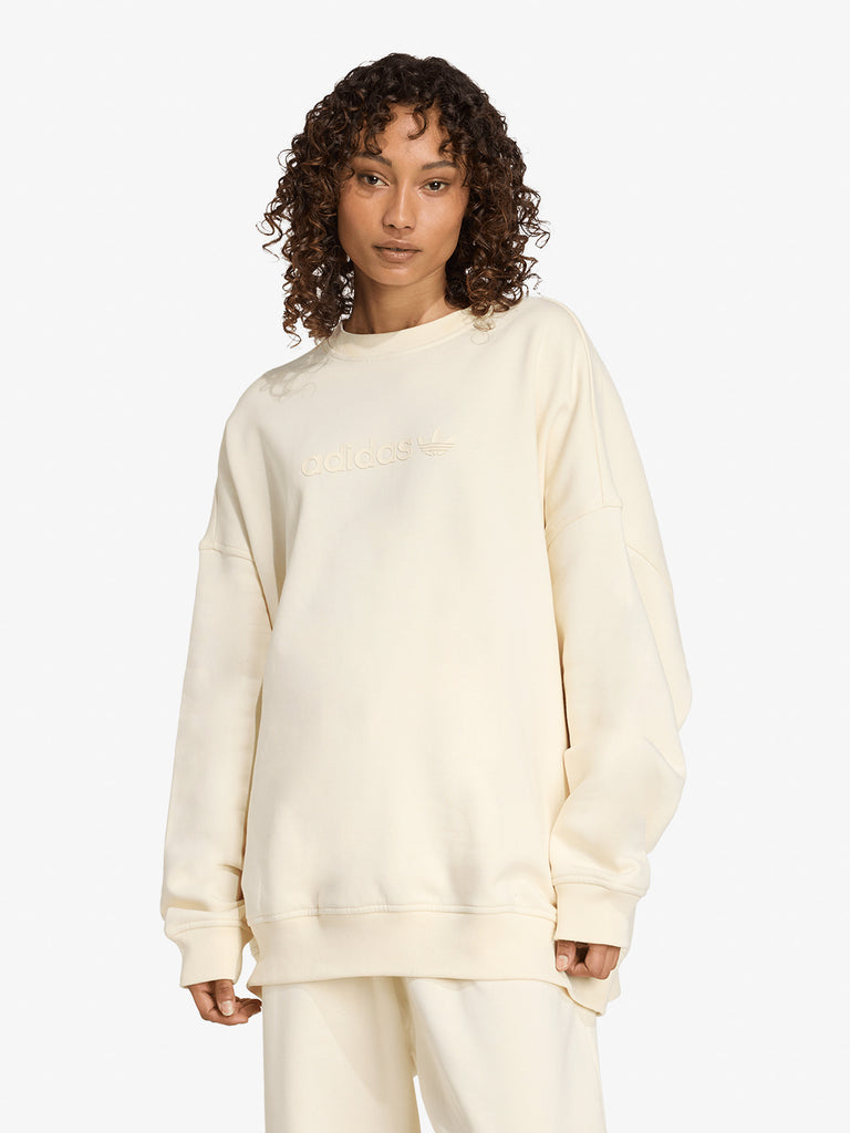 ADIDAS felpa girocollo essentials linear oversized crew donna