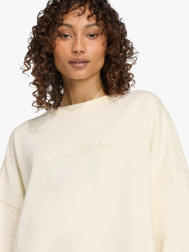 ADIDAS felpa girocollo essentials linear oversized crew donna