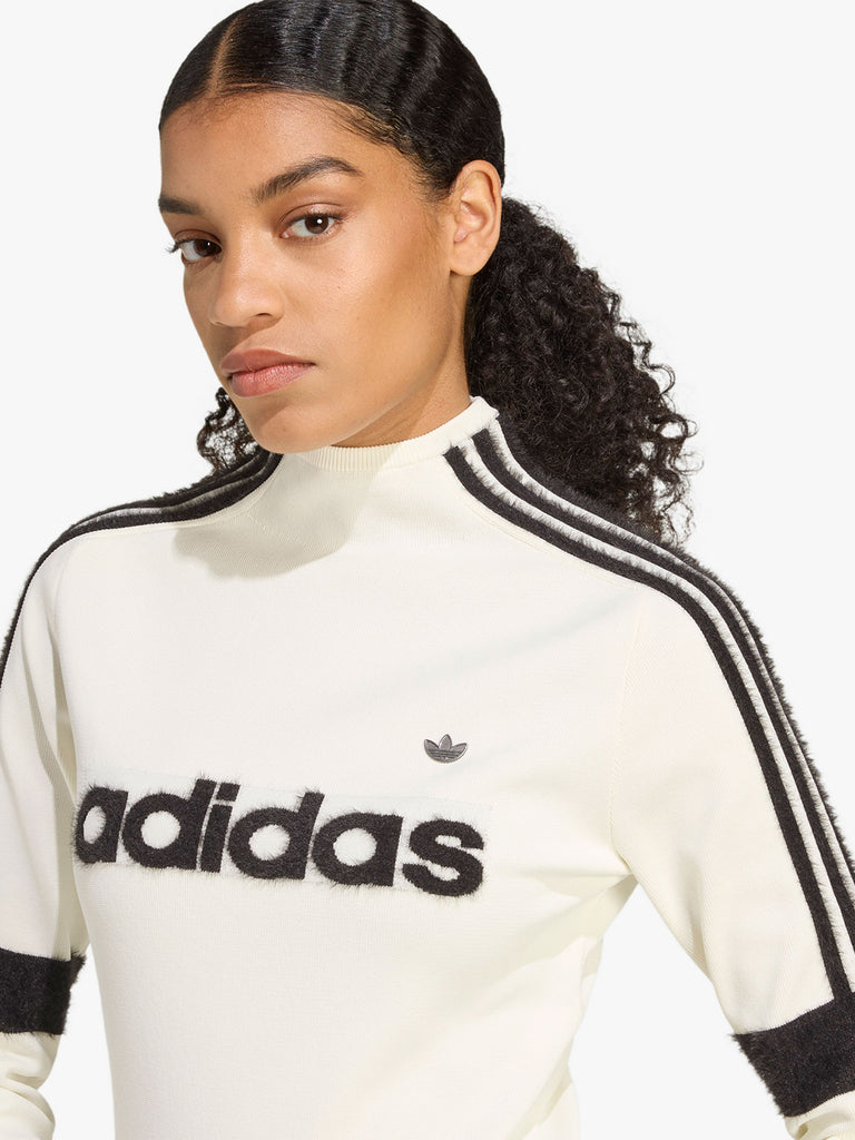 ADIDAS maglia a maniche lunghe ls donna bianco