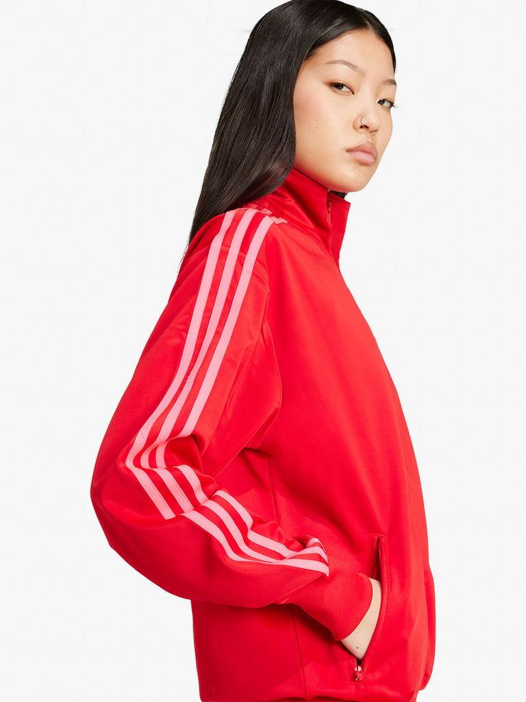 ADIDAS felpa girocollo adicolor classic firebird donna rosso