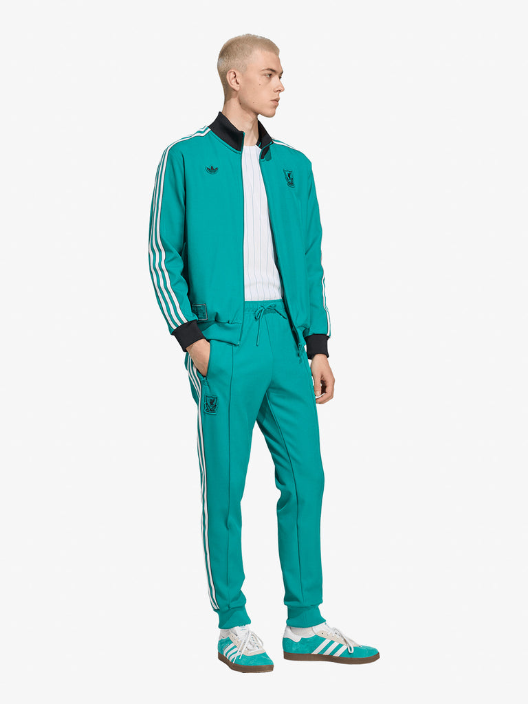 ADIDAS felpe girocollo performance liverpool fc terrace uomo azzurro