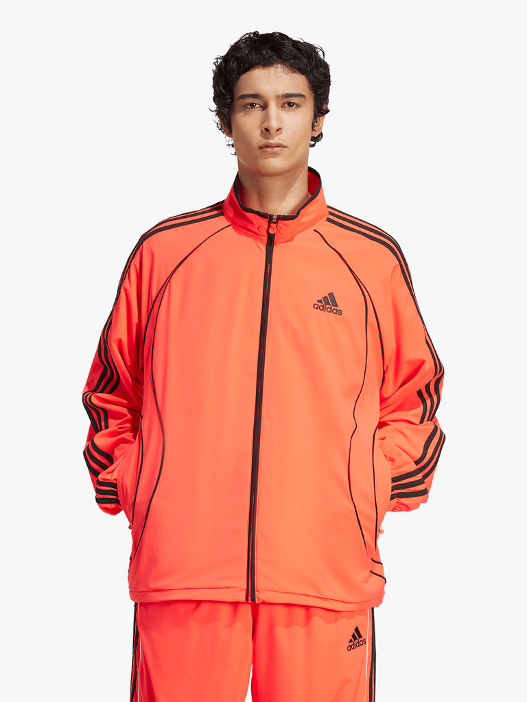 ADIDAS felpa girocollo teamgeist adicolor uomo arancione