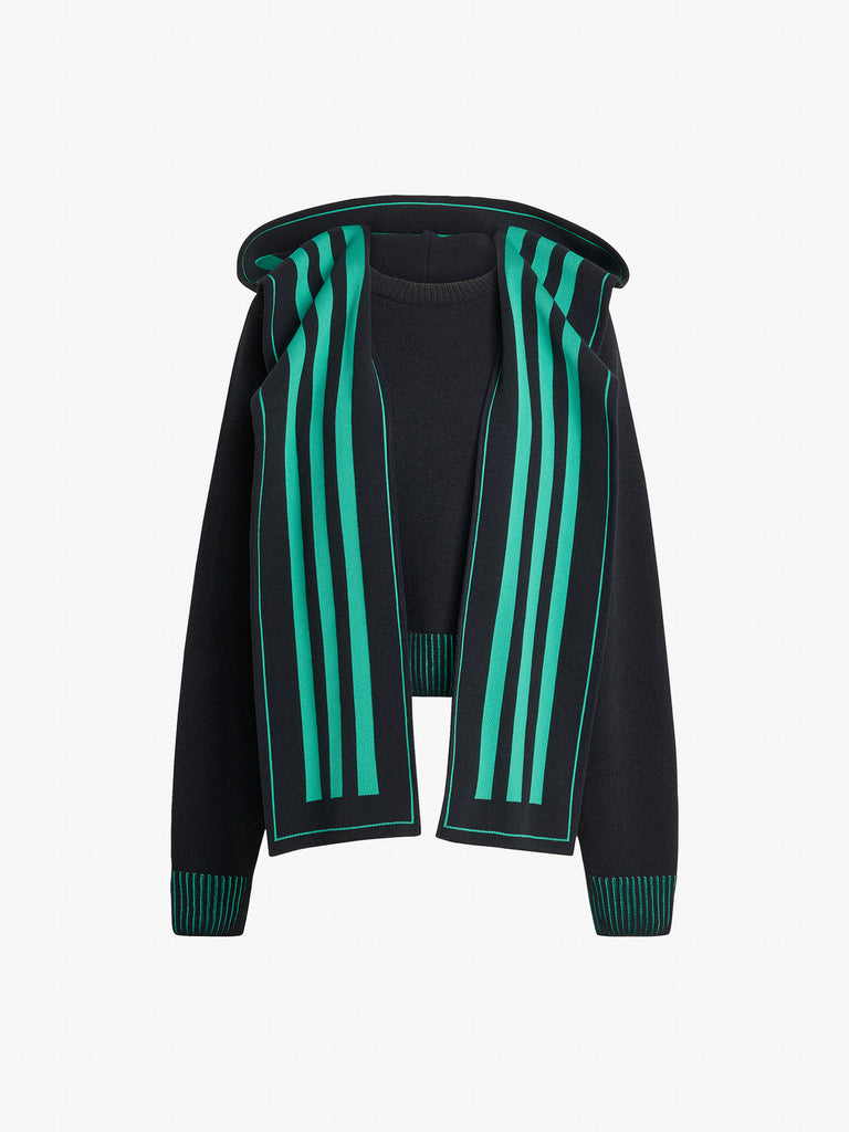 ADIDAS felpa con cappuccio donna nero