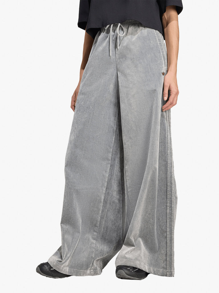 ADIDAS joggers gradient firebird oversized donna grigio cotone