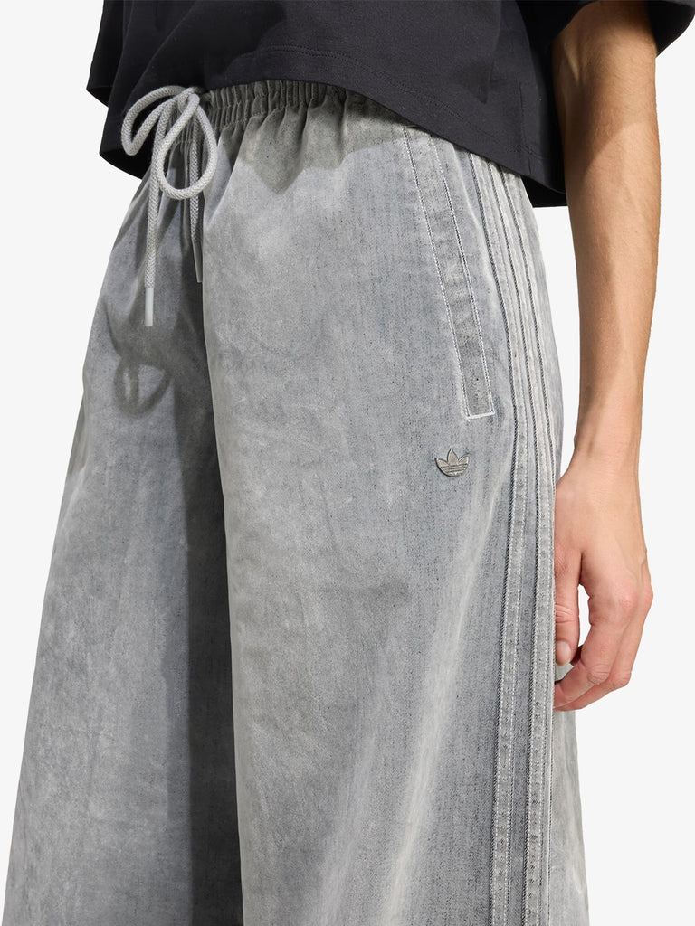 ADIDAS joggers gradient firebird oversized donna grigio cotone