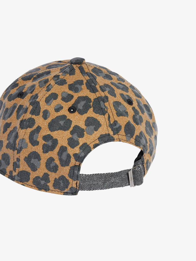 ADIDAS cappello leopard baseball cotone marrone