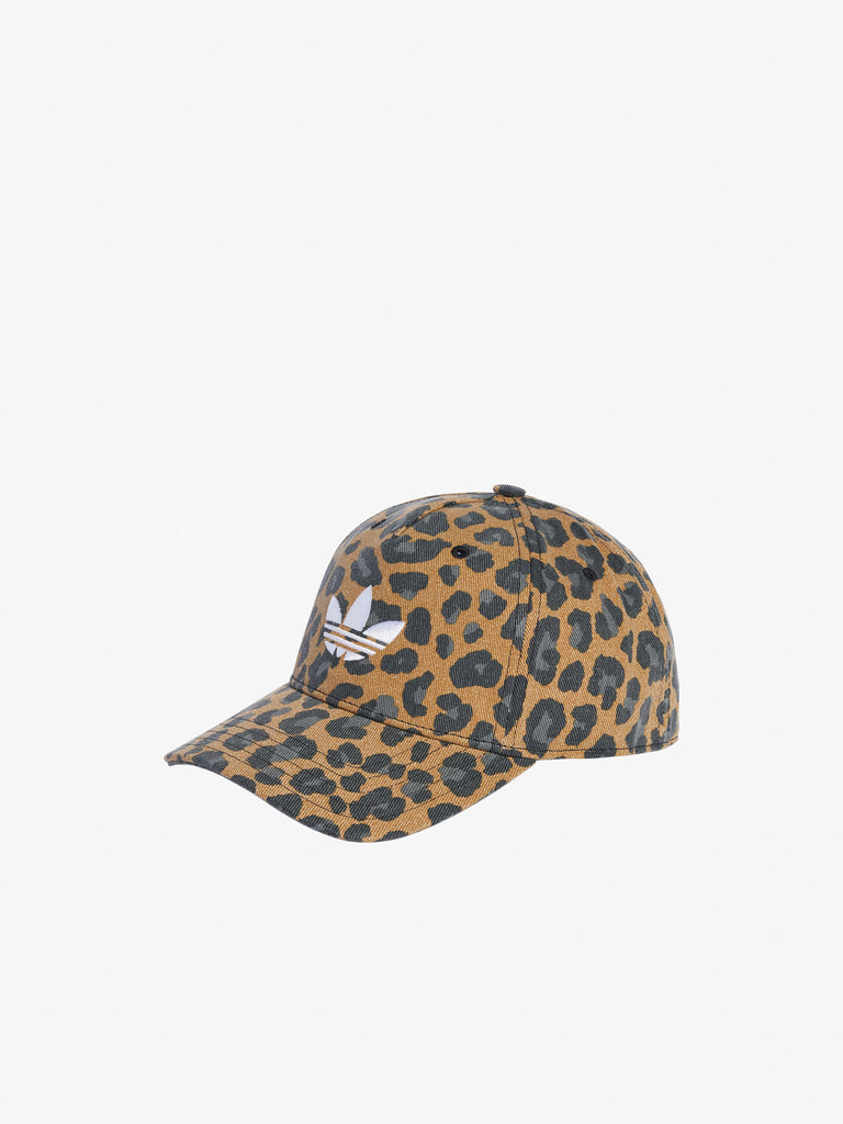ADIDAS cappello leopard baseball cotone marrone