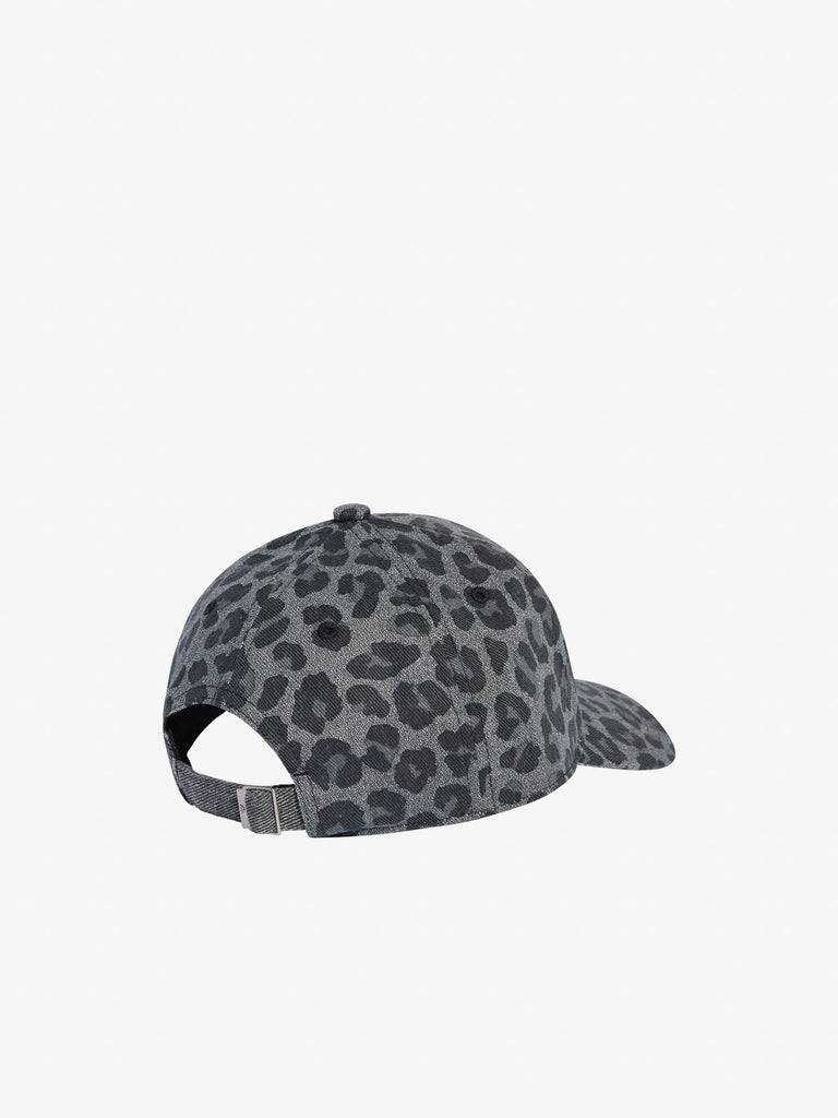 ADIDAS cappello leopard baseball cotone grigio