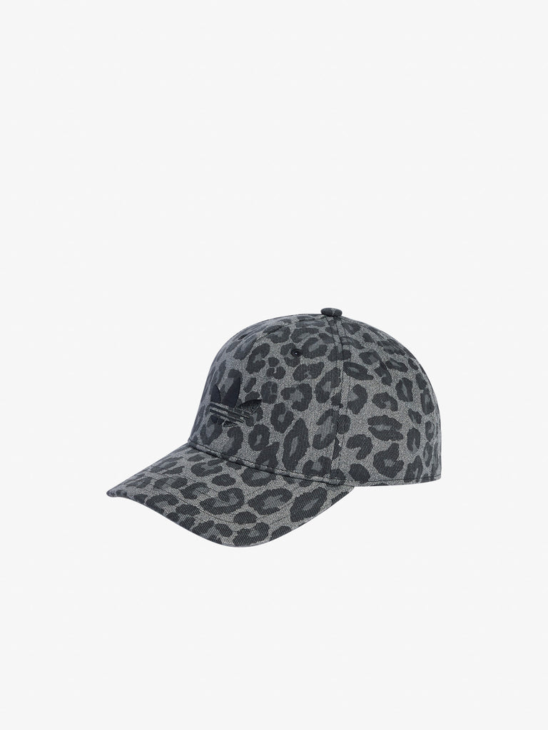 ADIDAS cappello leopard baseball cotone grigio