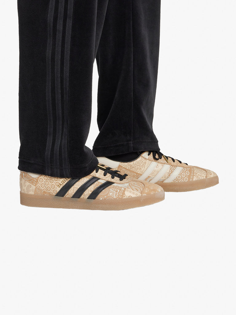 ADIDAS joggers sst adicolor velour uomo nero cotone