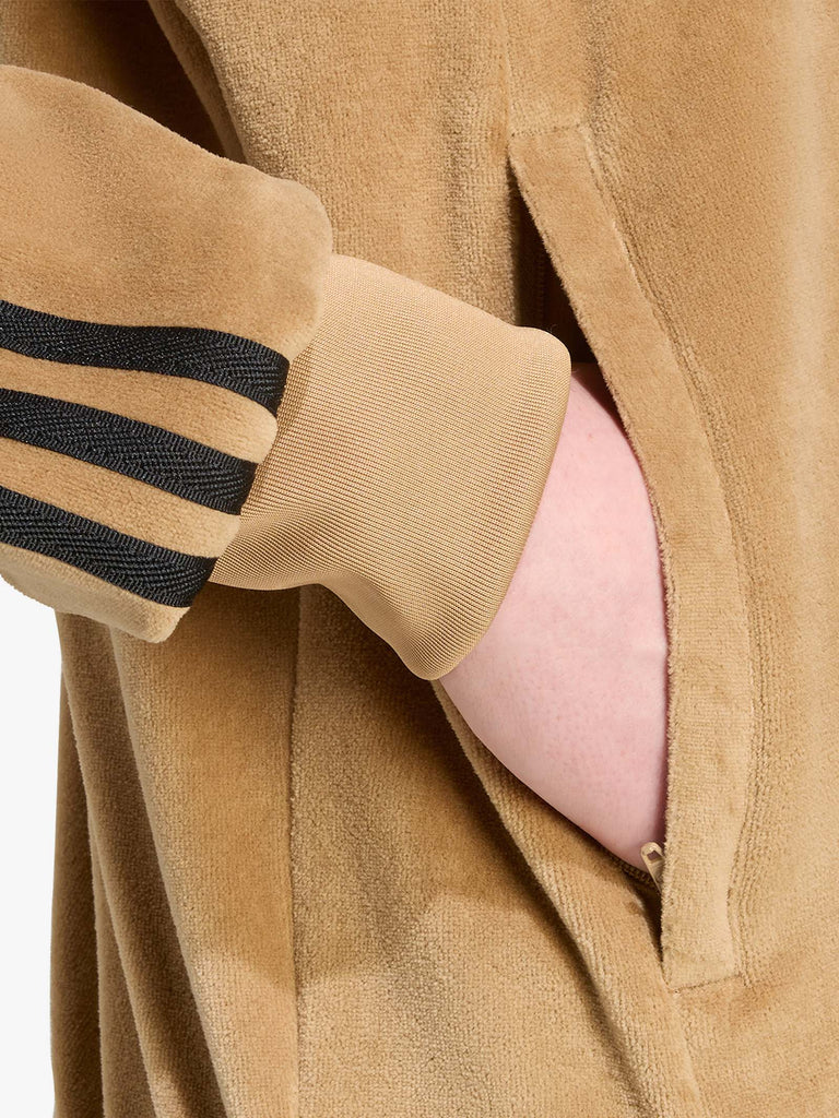 ADIDAS felpa girocollo sst adicolor uomo beige cotone