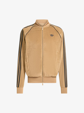 ADIDAS felpa girocollo sst adicolor uomo beige cotone