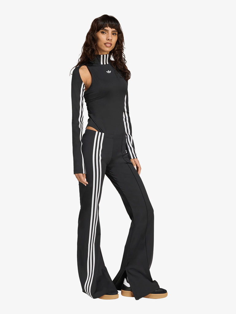 ADIDAS joggers ribbon flares donna nero