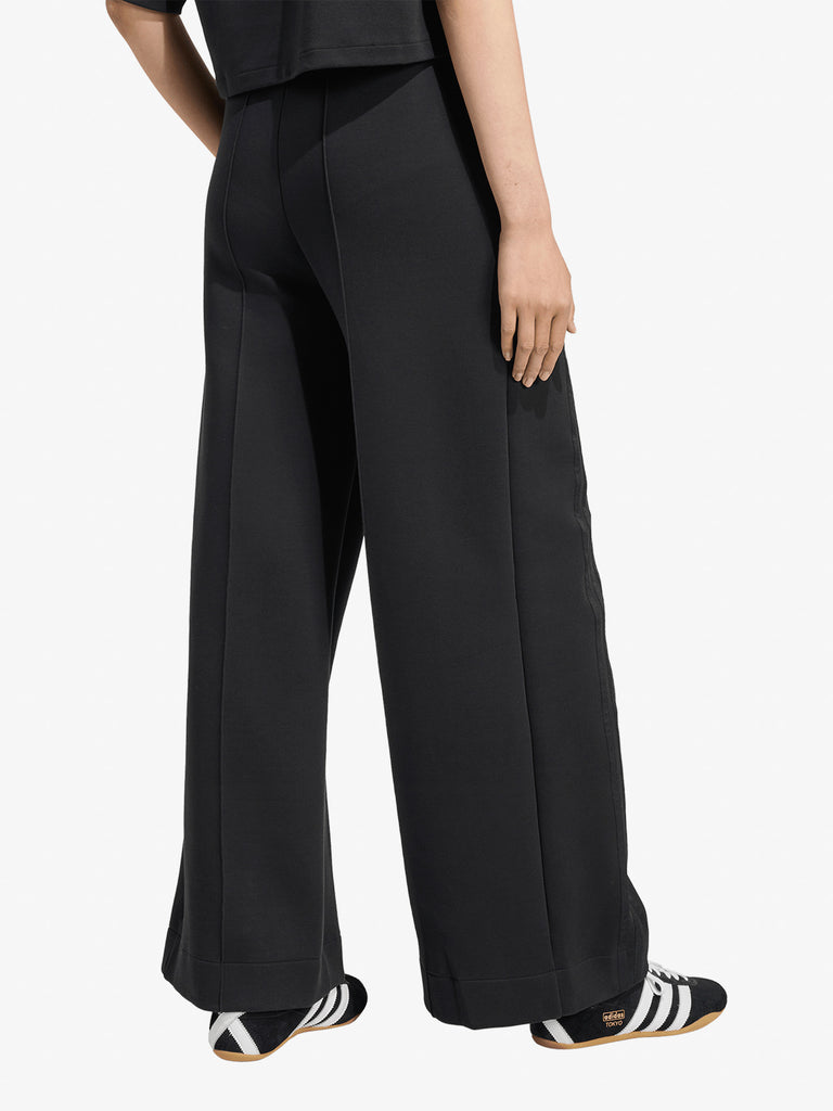 ADIDAS joggers 3 stripes donna nero cotone