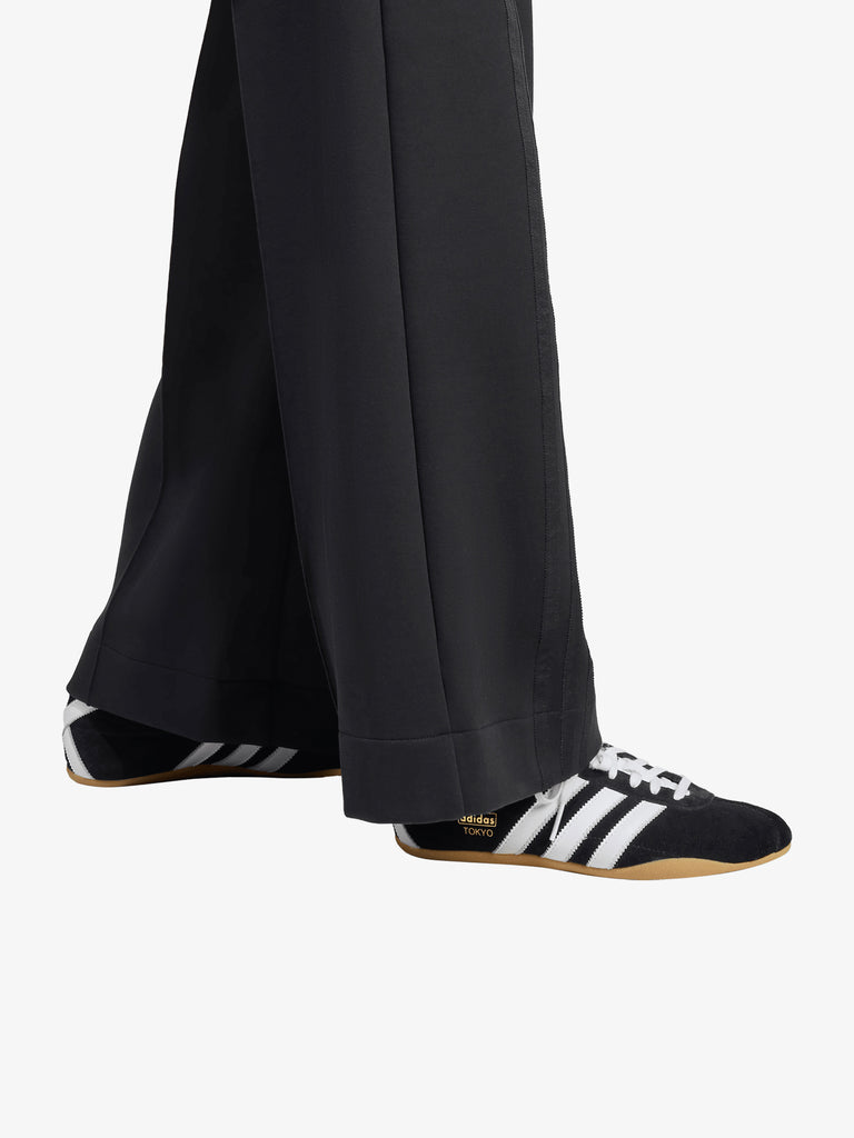 ADIDAS joggers 3 stripes donna nero cotone