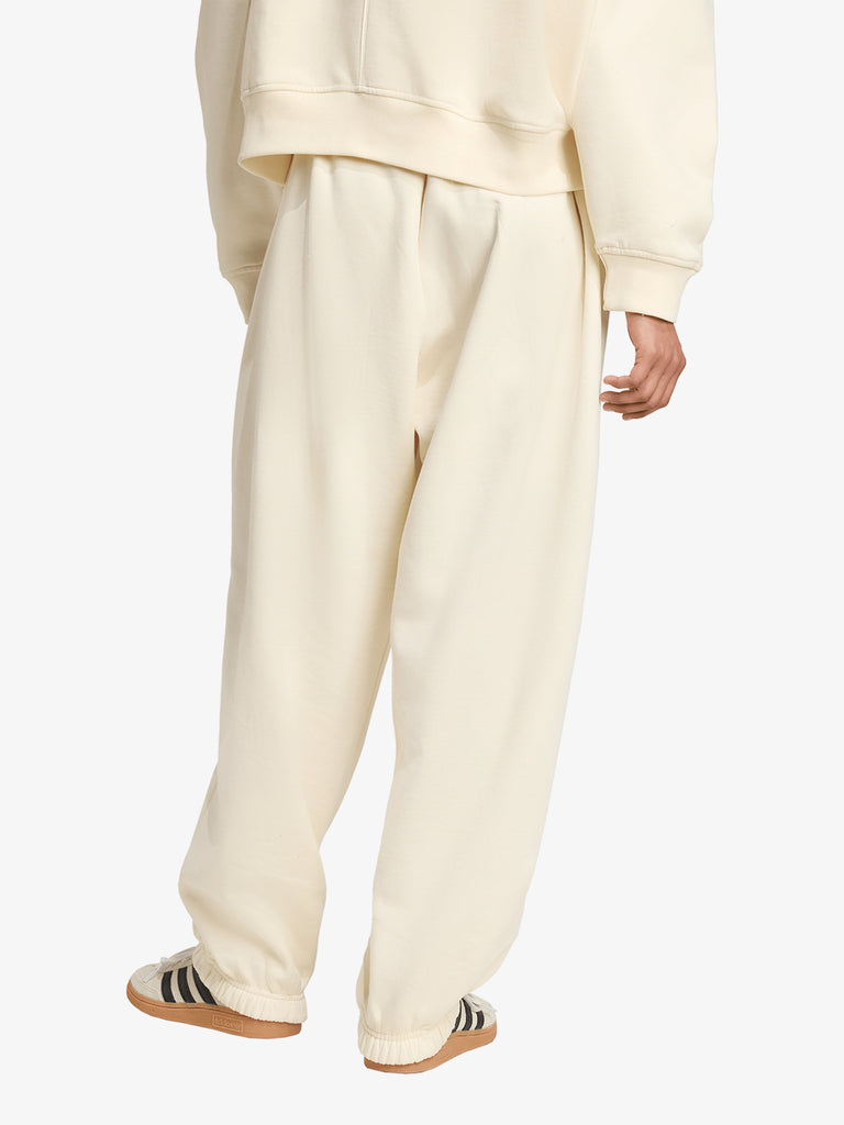 ADIDAS joggers essentials linear oversized donna beige cotone