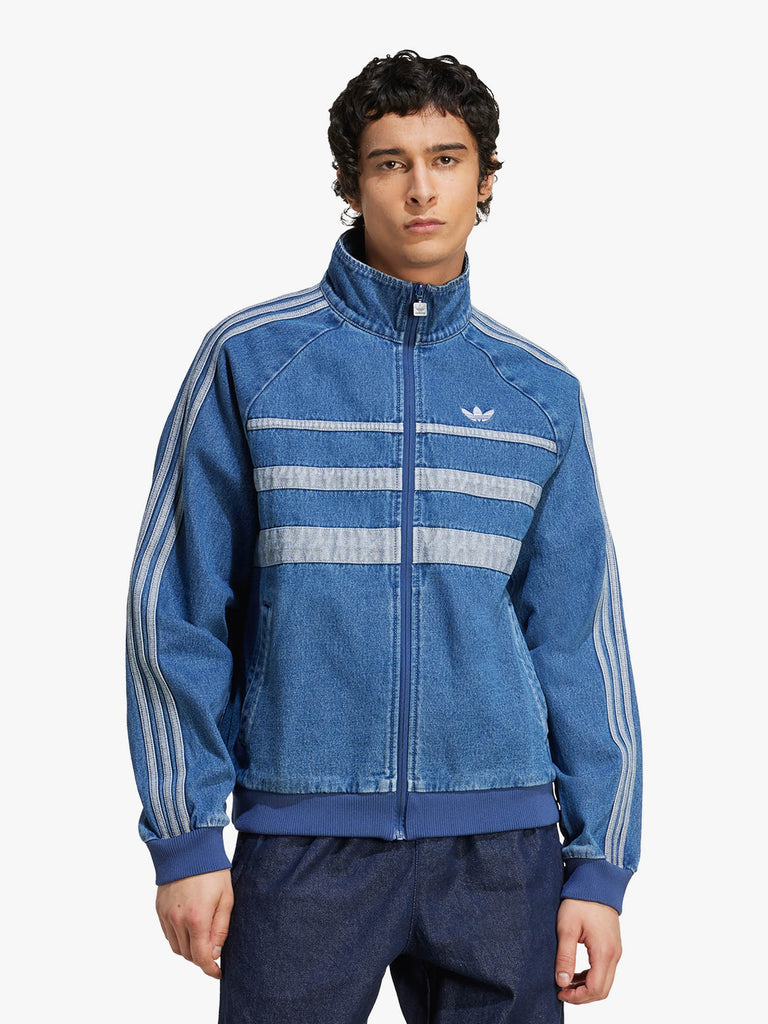 ADIDAS felpa girocollo adicolor first uomo denim cotone