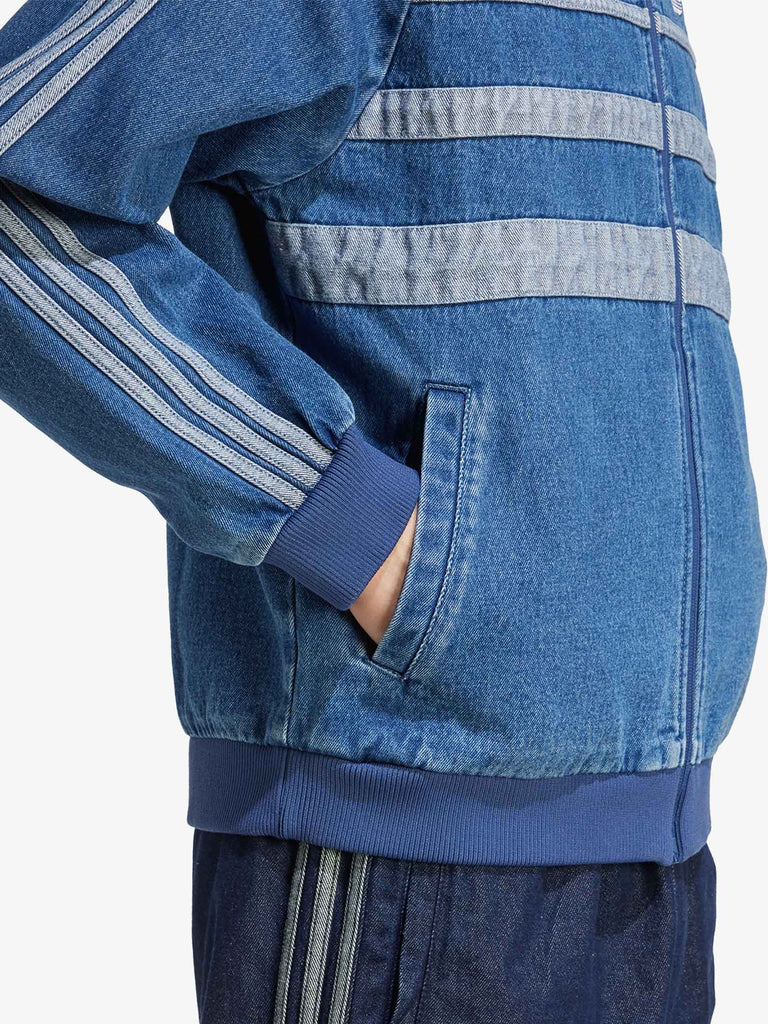 ADIDAS felpa girocollo adicolor first uomo denim cotone