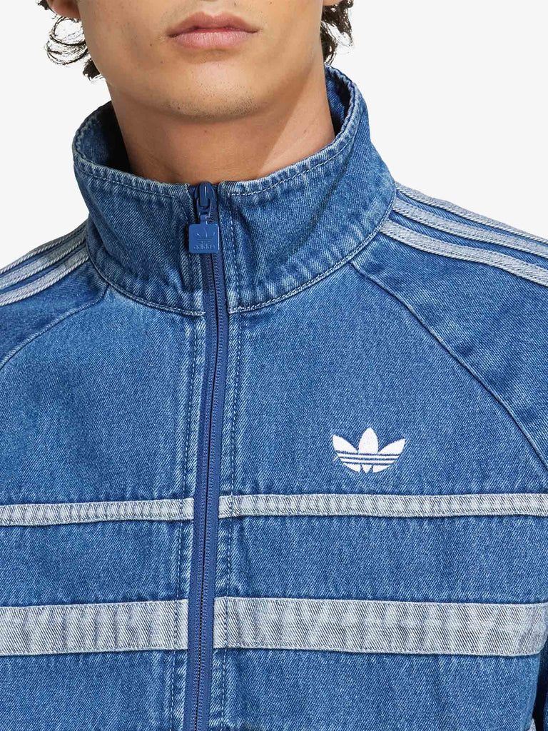 ADIDAS felpa girocollo adicolor first uomo denim cotone