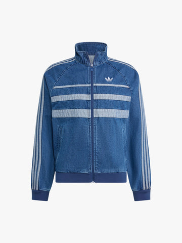 ADIDAS felpa girocollo adicolor first uomo denim cotone
