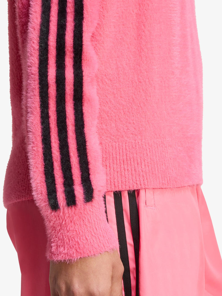 ADIDAS felpa girocollo holiday sweater donna fucsia