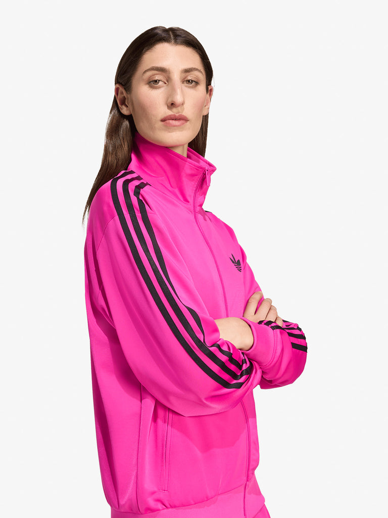 ADIDAS felpa girocollo firebird tt donna fucsia