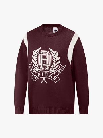 ADIDAS maglia a maniche lunghe graphic reg uomo bordeaux cotone
