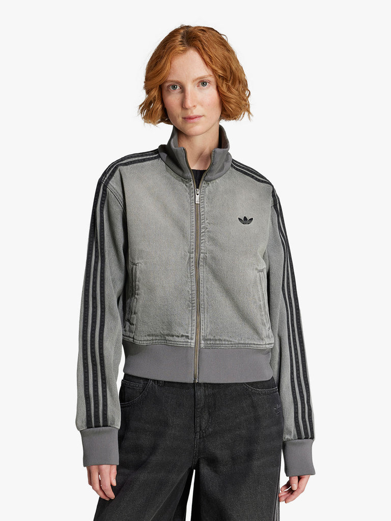 ADIDAS giubbotto originals denim donna grigio cotone