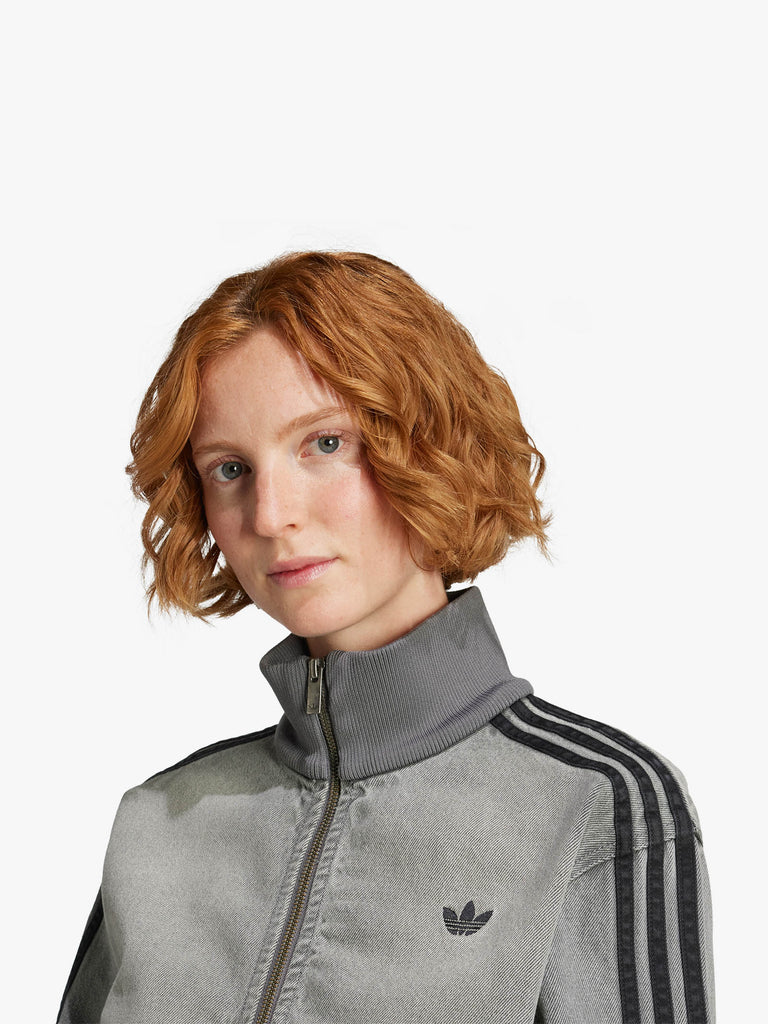 ADIDAS giubbotto originals denim donna grigio cotone