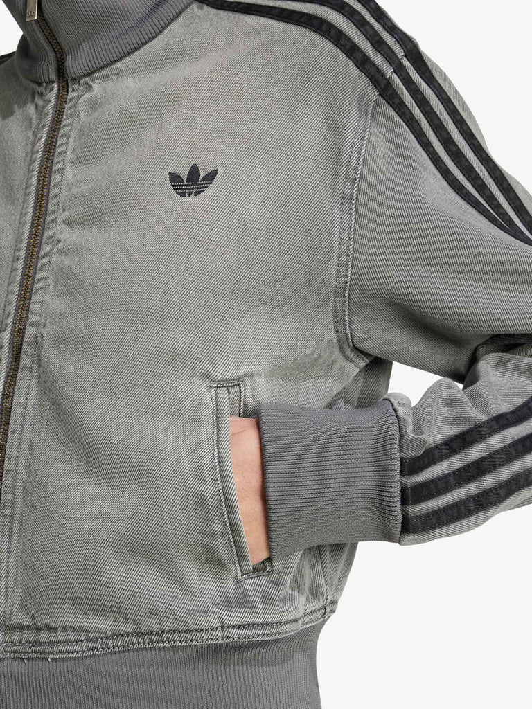 ADIDAS giubbotto originals denim donna grigio cotone