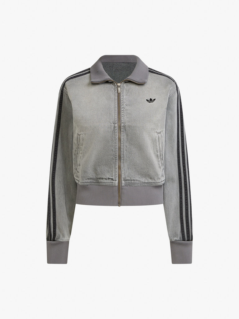 ADIDAS giubbotto originals denim donna grigio cotone