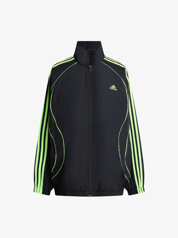 ADIDAS felpa girocollo teamgeist adicolor oversized donna nero