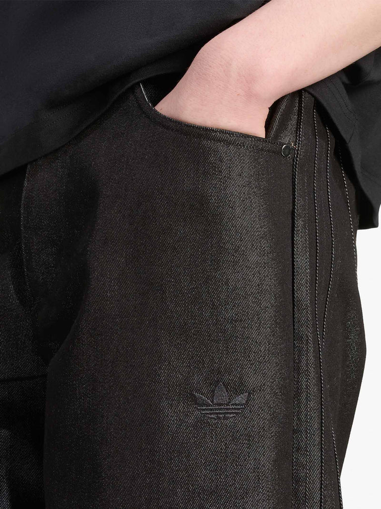 ADIDAS jeans denim uomo nero cotone