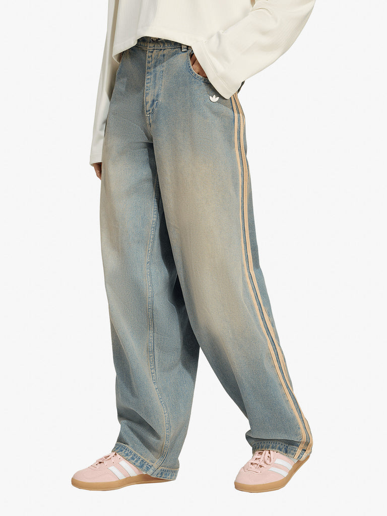 ADIDAS jeans premium essentials donna blu cotone
