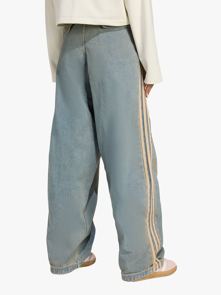 ADIDAS jeans premium essentials donna blu cotone