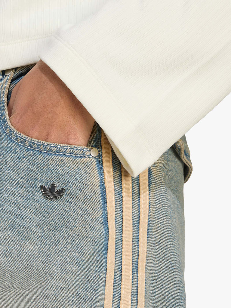 ADIDAS jeans premium essentials donna blu cotone