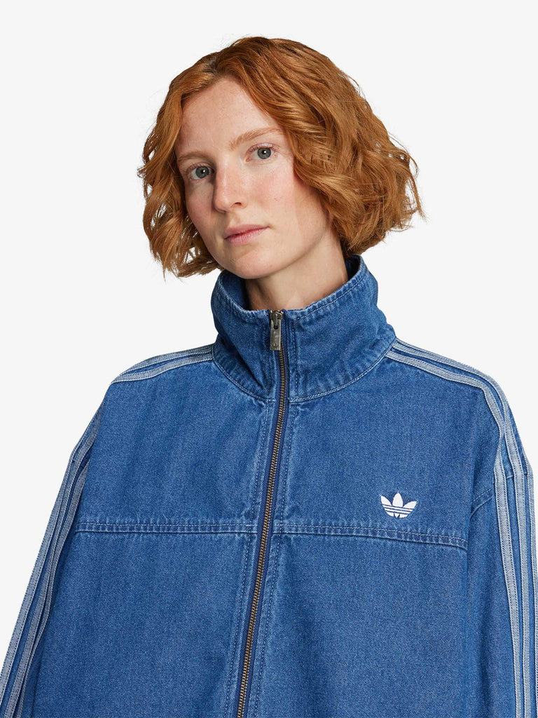 ADIDAS giubbotto adicolor denim adilenium donna blu cotone