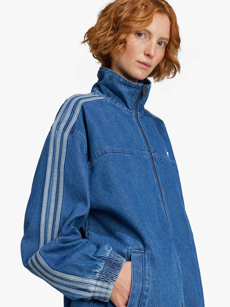 ADIDAS giubbotto adicolor denim adilenium donna blu cotone