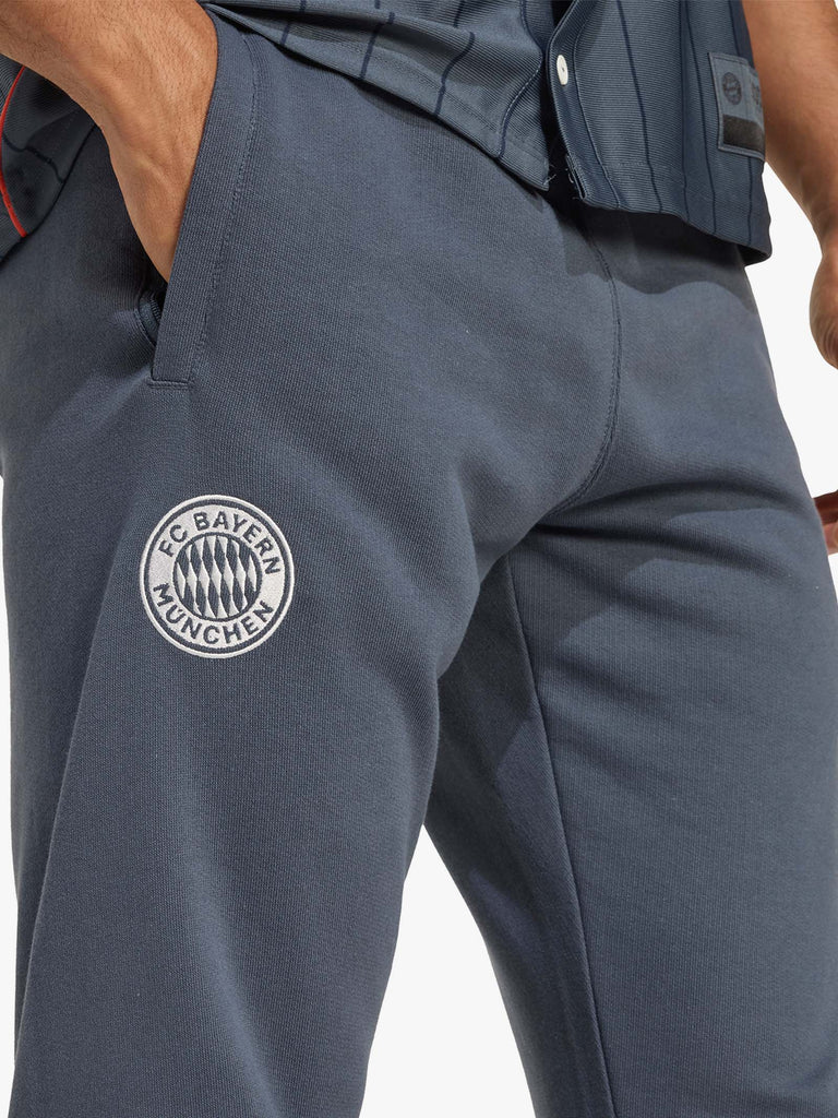 ADIDAS joggers fc bayern us uomo grigio cotone
