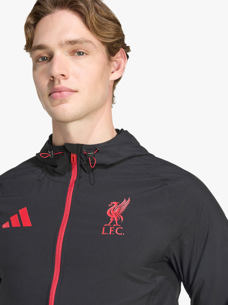 ADIDAS felpe girocollo liverpool fc vis tech uomo nero