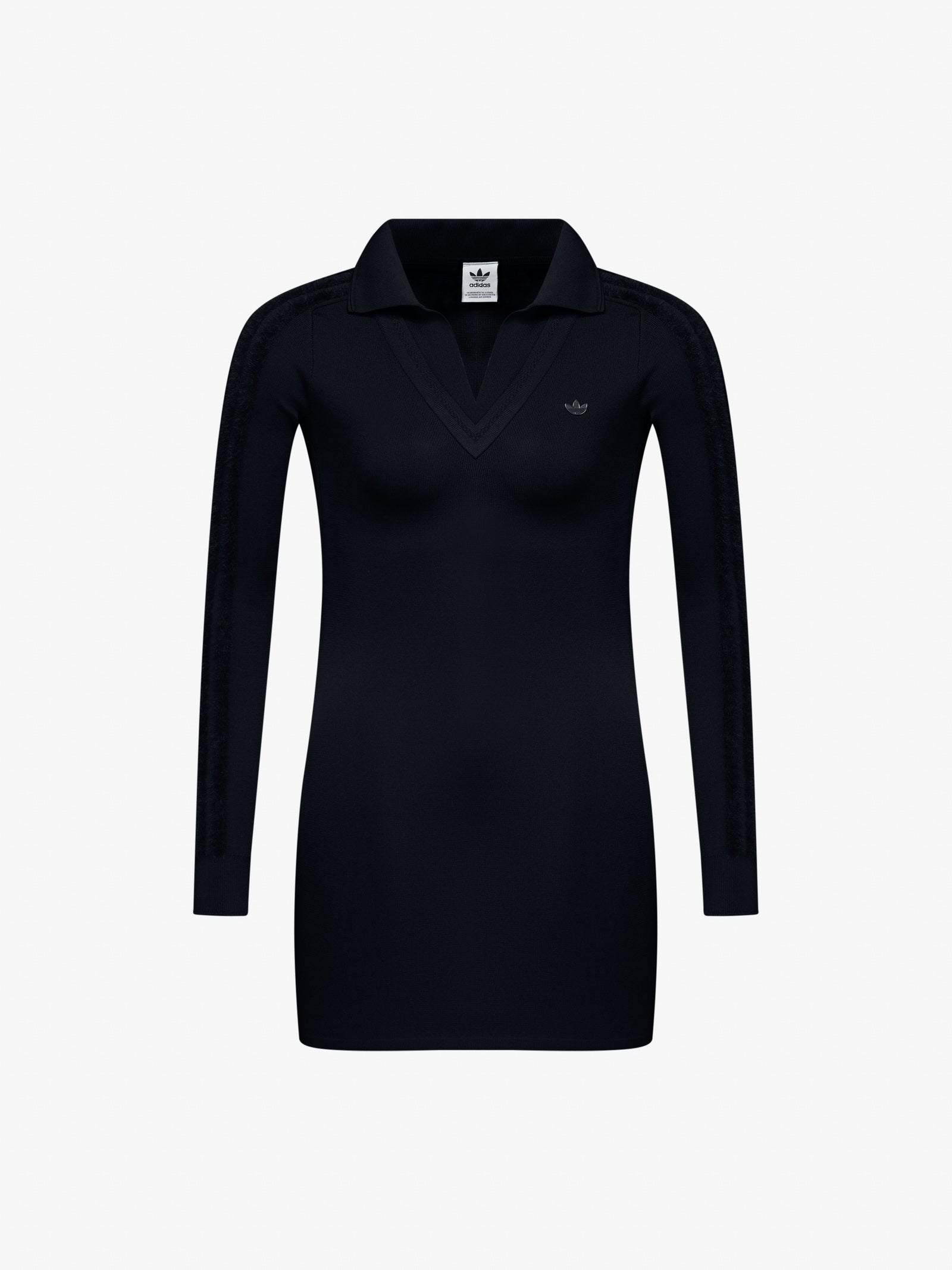 Adidas Dresses Adidas Long Sleeve Collared Dress (Black) HHV Adidas Dresses Adidas Long Sleeve Collared Dress (Black) HHV