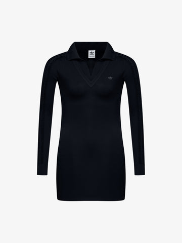 ADIDAS abito midi ls donna nero