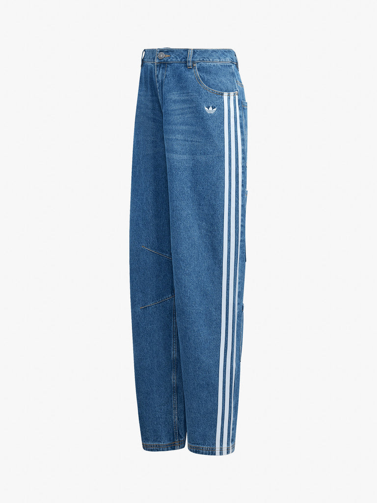 ADIDAS jeans originals baggy donna blu cotone