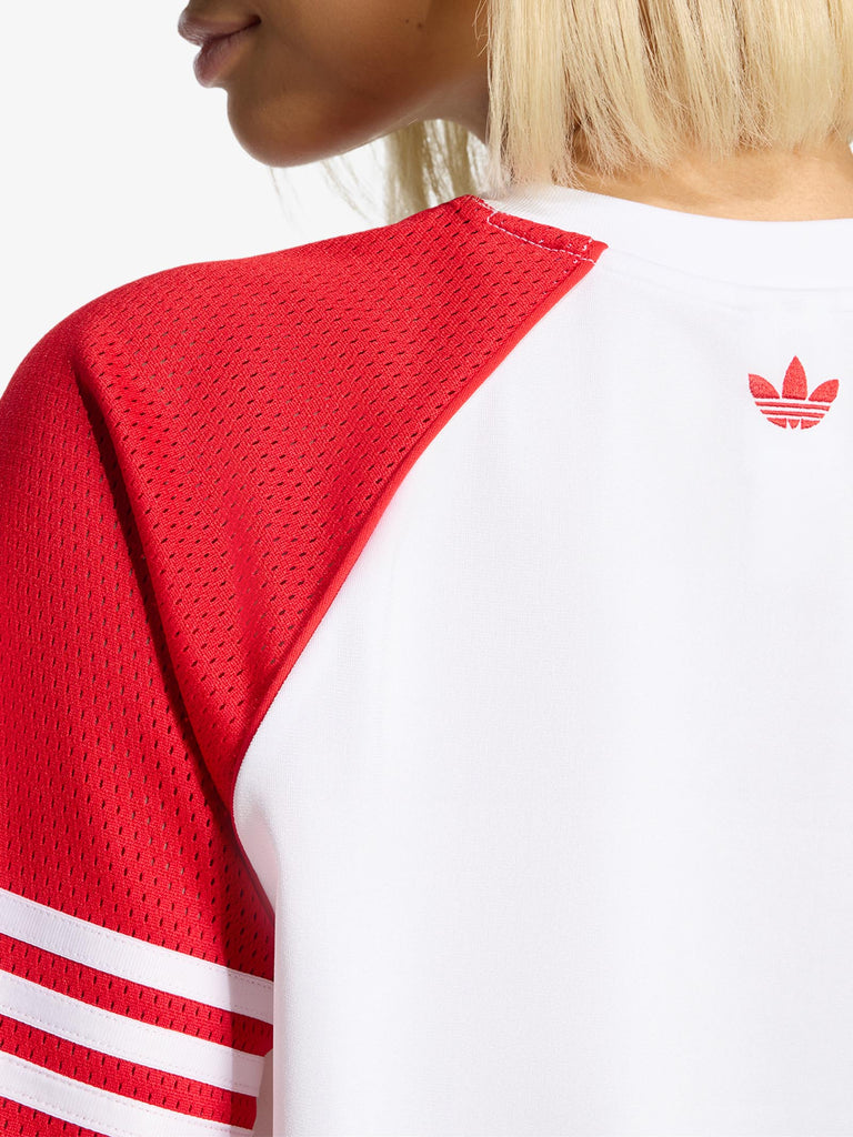 ADIDAS t-shirt originals jersey bb donna bianco