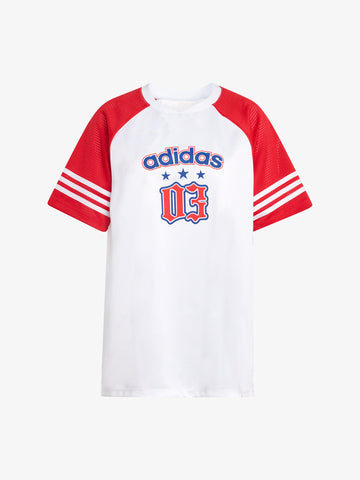 ADIDAS t-shirt originals jersey bb donna bianco