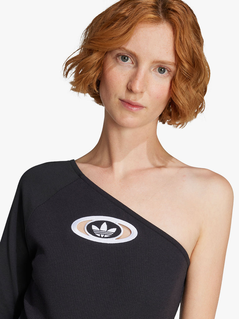 ADIDAS body monospalla originals campus 2000 v donna nero viscosa