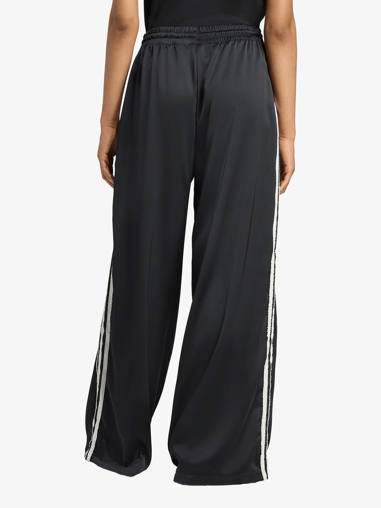 ADIDAS pantaloni originals satin ruffle 3-stripes donna nero