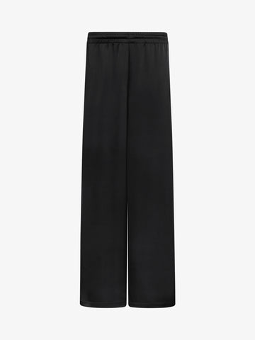 ADIDAS pantaloni originals satin ruffle 3-stripes donna nero