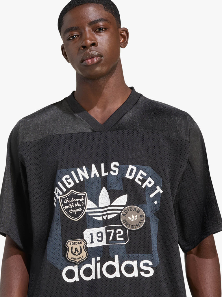 ADIDAS t-shirt originals graphics jersey uomo nero